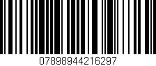 Código de barras (EAN, GTIN, SKU, ISBN): '07898944216297'