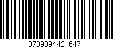Código de barras (EAN, GTIN, SKU, ISBN): '07898944216471'