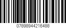 Código de barras (EAN, GTIN, SKU, ISBN): '07898944216488'
