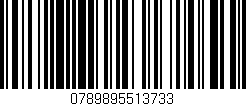 Código de barras (EAN, GTIN, SKU, ISBN): '0789895513733'