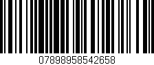 Código de barras (EAN, GTIN, SKU, ISBN): '07898958542658'
