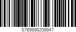 Código de barras (EAN, GTIN, SKU, ISBN): '0789898209947'