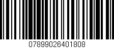 Código de barras (EAN, GTIN, SKU, ISBN): '07899026401808'