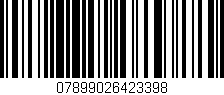 Código de barras (EAN, GTIN, SKU, ISBN): '07899026423398'