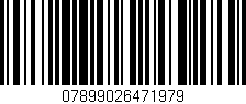 Código de barras (EAN, GTIN, SKU, ISBN): '07899026471979'