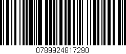 Código de barras (EAN, GTIN, SKU, ISBN): '0789924817290'