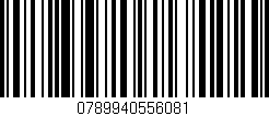 Código de barras (EAN, GTIN, SKU, ISBN): '0789940556081'