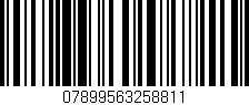 Código de barras (EAN, GTIN, SKU, ISBN): '07899563258811'