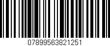 Código de barras (EAN, GTIN, SKU, ISBN): '07899563821251'