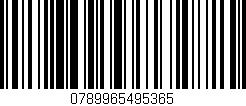 Código de barras (EAN, GTIN, SKU, ISBN): '0789965495365'