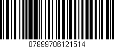 Código de barras (EAN, GTIN, SKU, ISBN): '07899706121514'