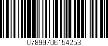 Código de barras (EAN, GTIN, SKU, ISBN): '07899706154253'