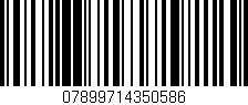 Código de barras (EAN, GTIN, SKU, ISBN): '07899714350586'