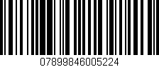 Código de barras (EAN, GTIN, SKU, ISBN): '07899846005224'