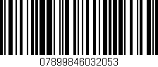 Código de barras (EAN, GTIN, SKU, ISBN): '07899846032053'