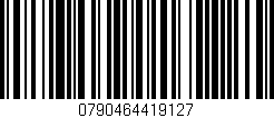 Código de barras (EAN, GTIN, SKU, ISBN): '0790464419127'