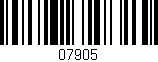Código de barras (EAN, GTIN, SKU, ISBN): '07905'