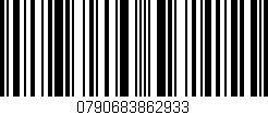 Código de barras (EAN, GTIN, SKU, ISBN): '0790683862933'
