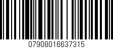 Código de barras (EAN, GTIN, SKU, ISBN): '07908016637315'