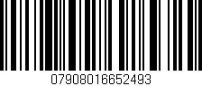 Código de barras (EAN, GTIN, SKU, ISBN): '07908016652493'