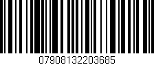 Código de barras (EAN, GTIN, SKU, ISBN): '07908132203685'