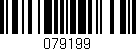 Código de barras (EAN, GTIN, SKU, ISBN): '079199'