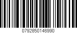 Código de barras (EAN, GTIN, SKU, ISBN): '0792850146990'