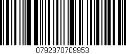Código de barras (EAN, GTIN, SKU, ISBN): '0792870709953'