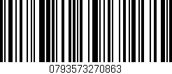 Código de barras (EAN, GTIN, SKU, ISBN): '0793573270863'
