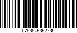 Código de barras (EAN, GTIN, SKU, ISBN): '0793945352739'
