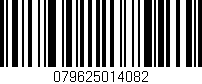 Código de barras (EAN, GTIN, SKU, ISBN): '079625014082'