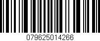 Código de barras (EAN, GTIN, SKU, ISBN): '079625014266'
