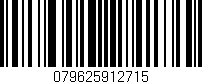 Código de barras (EAN, GTIN, SKU, ISBN): '079625912715'