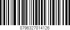Código de barras (EAN, GTIN, SKU, ISBN): '0796327014126'