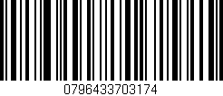 Código de barras (EAN, GTIN, SKU, ISBN): '0796433703174'