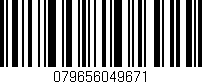 Código de barras (EAN, GTIN, SKU, ISBN): '079656049671'