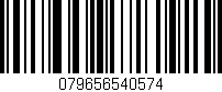 Código de barras (EAN, GTIN, SKU, ISBN): '079656540574'