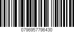 Código de barras (EAN, GTIN, SKU, ISBN): '0796957796430'