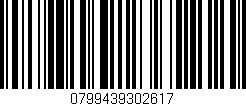 Código de barras (EAN, GTIN, SKU, ISBN): '0799439302617'