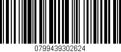 Código de barras (EAN, GTIN, SKU, ISBN): '0799439302624'