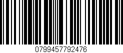 Código de barras (EAN, GTIN, SKU, ISBN): '0799457792476'