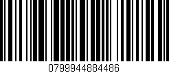 Código de barras (EAN, GTIN, SKU, ISBN): '0799944884486'
