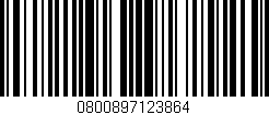 Código de barras (EAN, GTIN, SKU, ISBN): '0800897123864'