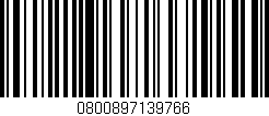 Código de barras (EAN, GTIN, SKU, ISBN): '0800897139766'