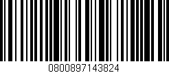 Código de barras (EAN, GTIN, SKU, ISBN): '0800897143824'