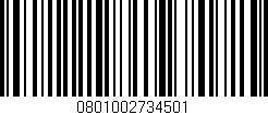 Código de barras (EAN, GTIN, SKU, ISBN): '0801002734501'
