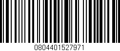Código de barras (EAN, GTIN, SKU, ISBN): '0804401527971'