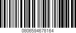 Código de barras (EAN, GTIN, SKU, ISBN): '0806594678164'