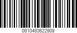 Código de barras (EAN, GTIN, SKU, ISBN): '0810483622909'