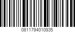 Código de barras (EAN, GTIN, SKU, ISBN): '0811794010935'